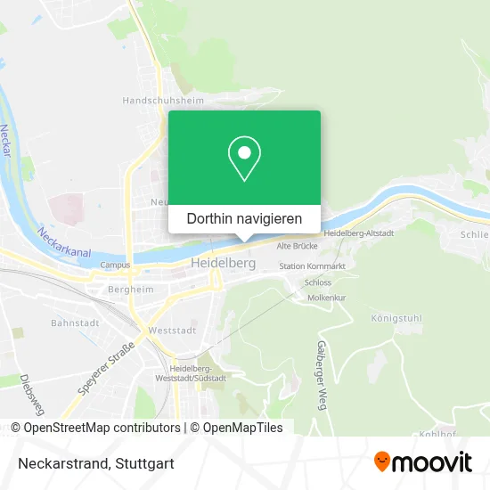 Neckarstrand Karte