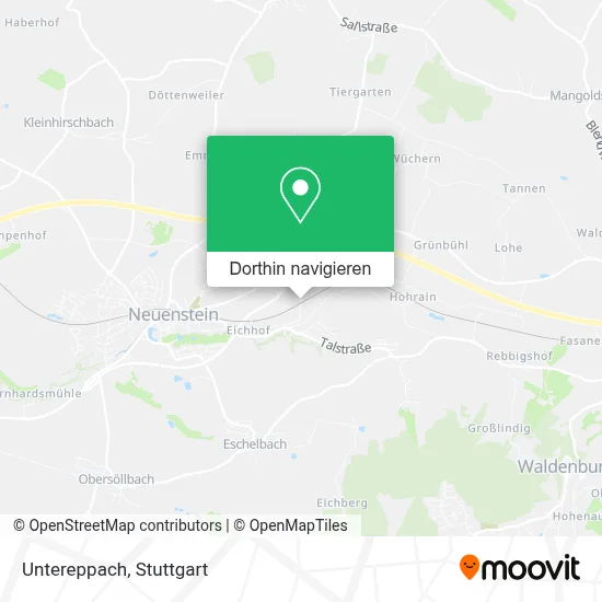 Untereppach Karte