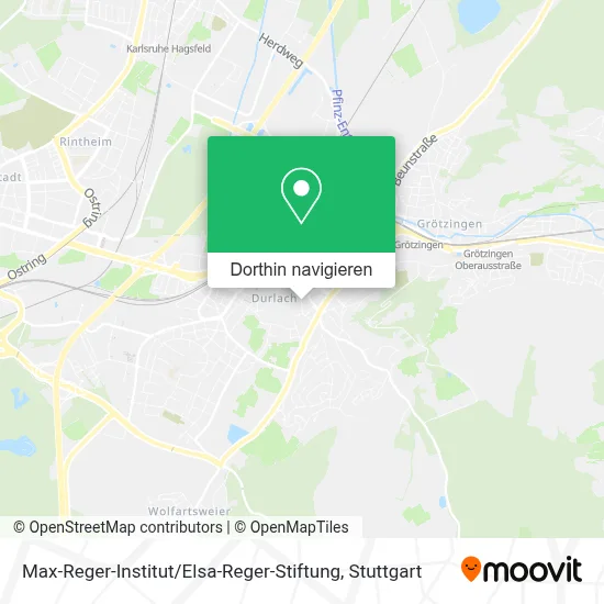Max-Reger-Institut / Elsa-Reger-Stiftung Karte