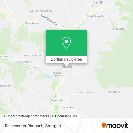 Reisecenter Rimbach Karte