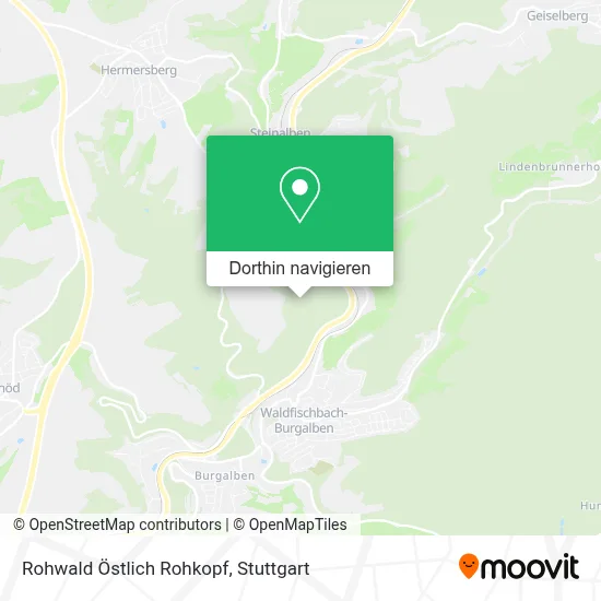 Rohwald Östlich Rohkopf Karte