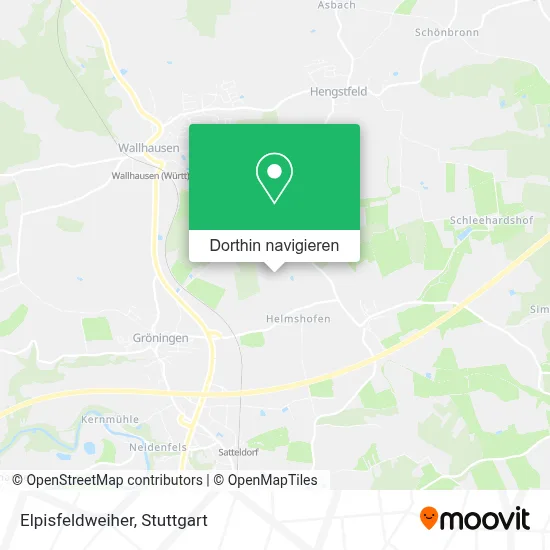 Elpisfeldweiher Karte