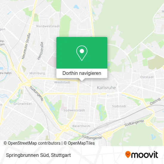 Springbrunnen Süd Karte