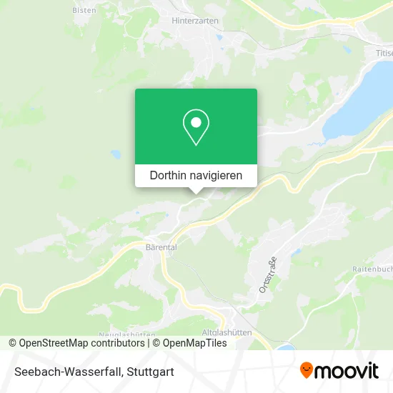 Seebach-Wasserfall Karte