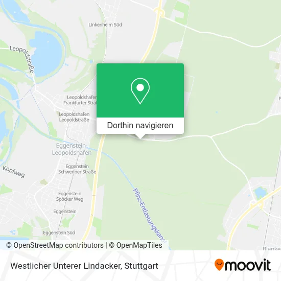 Westlicher Unterer Lindacker Karte