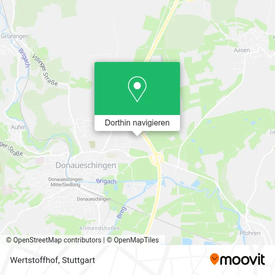 Wertstoffhof Karte