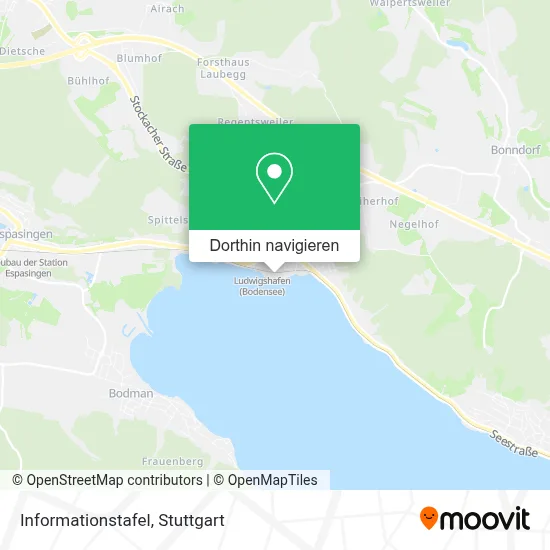Informationstafel Karte