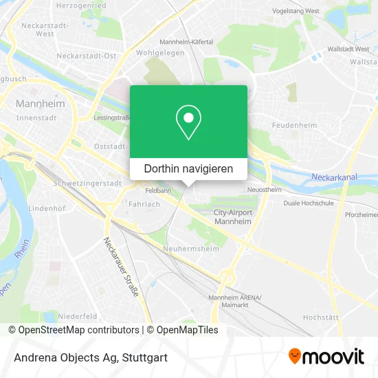 Andrena Objects Ag Karte