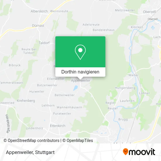 Appenweiler Karte