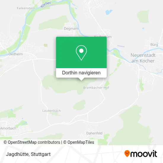 Jagdhütte Karte