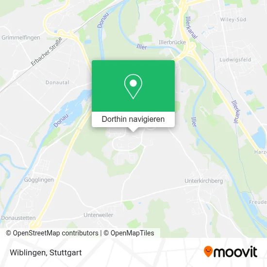 Wiblingen Karte