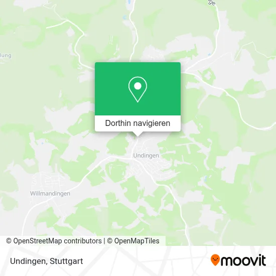 Undingen Karte