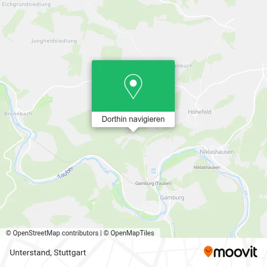 Unterstand Karte