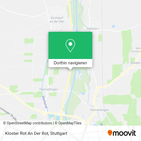 Kloster Rot An Der Rot Karte