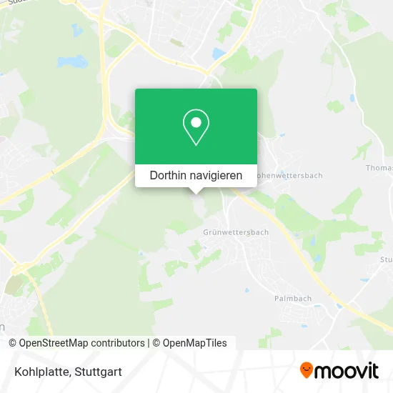Kohlplatte Karte