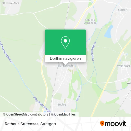 Rathaus Stutensee Karte