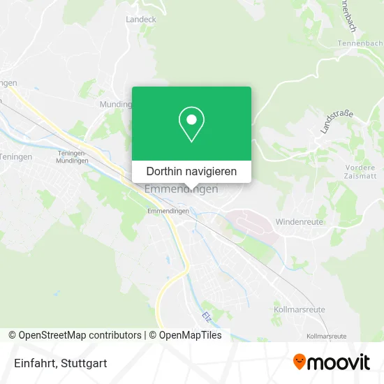 Einfahrt Karte