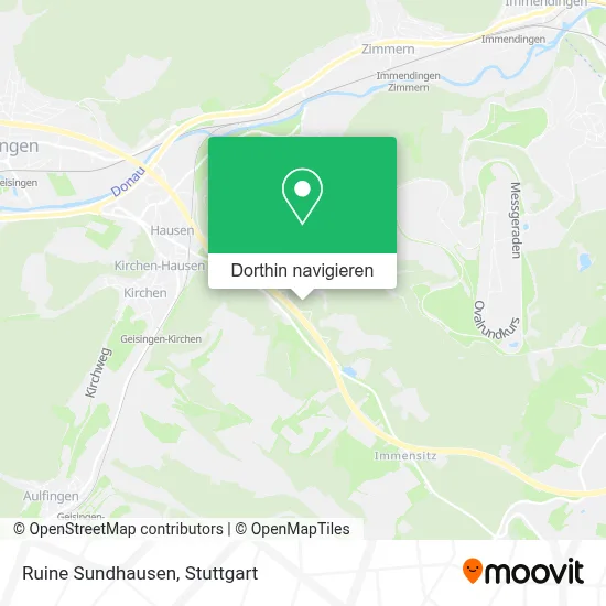 Ruine Sundhausen Karte