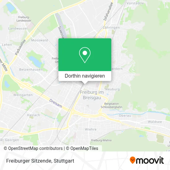 Freiburger Sitzende Karte