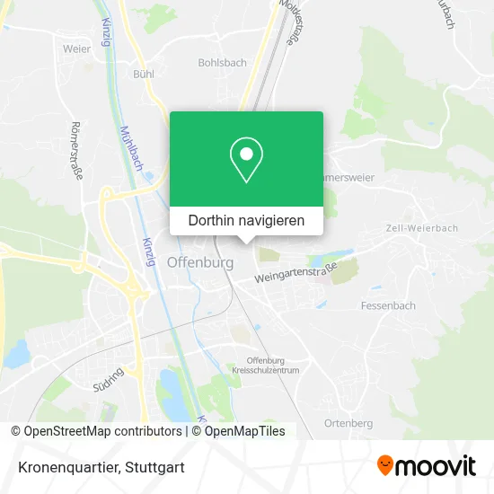 Kronenquartier Karte