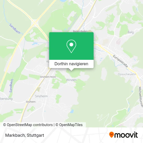 Markbach Karte
