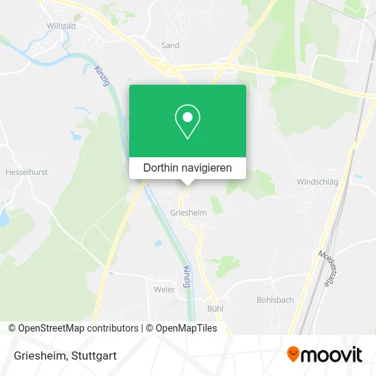 Griesheim Karte