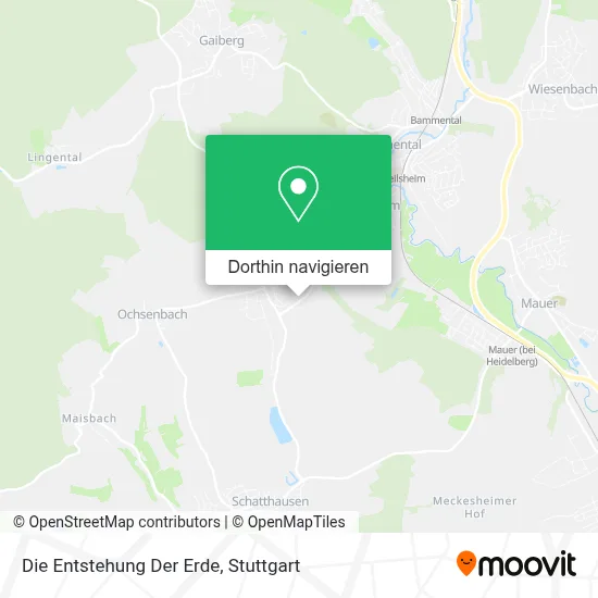Die Entstehung Der Erde Karte
