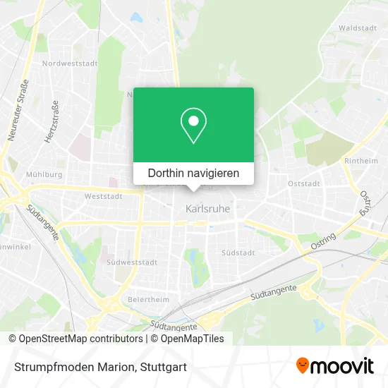 Strumpfmoden Marion Karte
