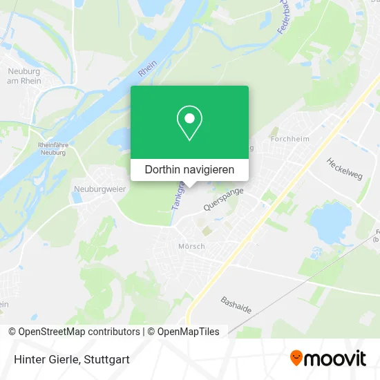Hinter Gierle Karte