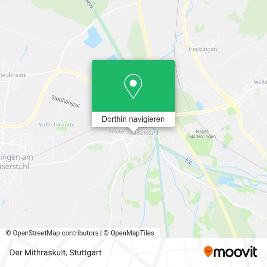Der Mithraskult Karte