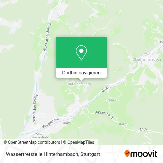 Wassertretstelle Hinterhambach Karte