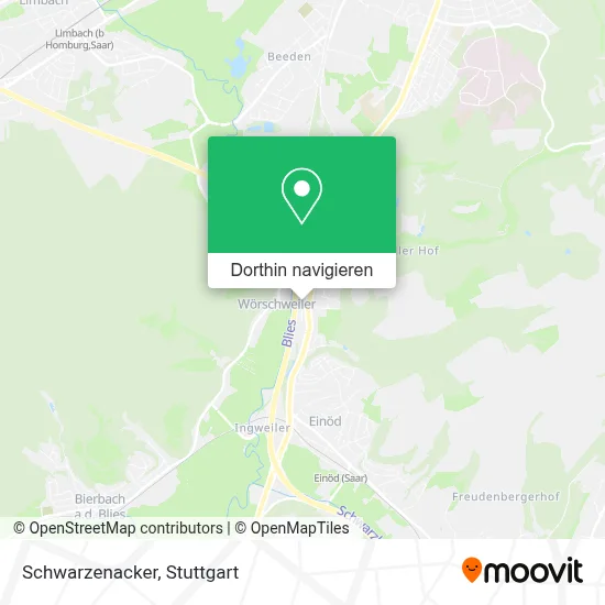 Schwarzenacker Karte