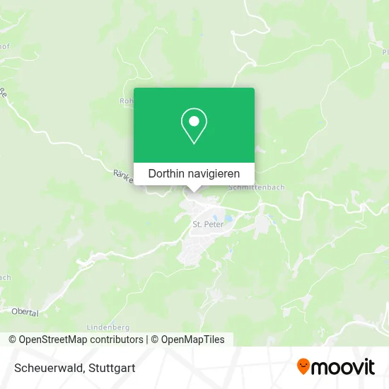 Scheuerwald Karte
