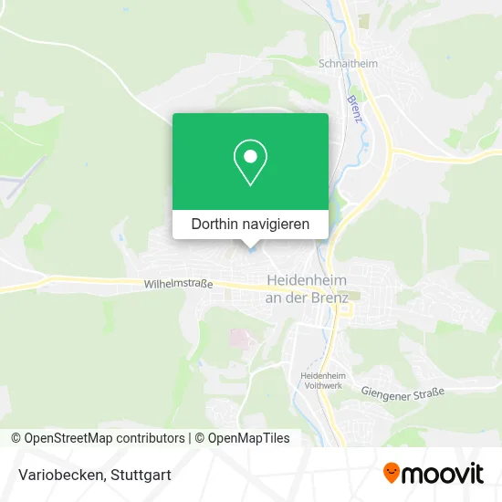 Variobecken Karte