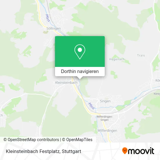 Kleinsteinbach Festplatz Karte
