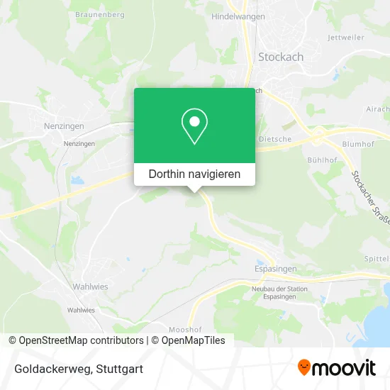Goldackerweg Karte