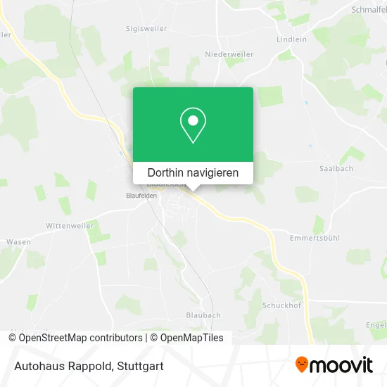 Autohaus Rappold Karte