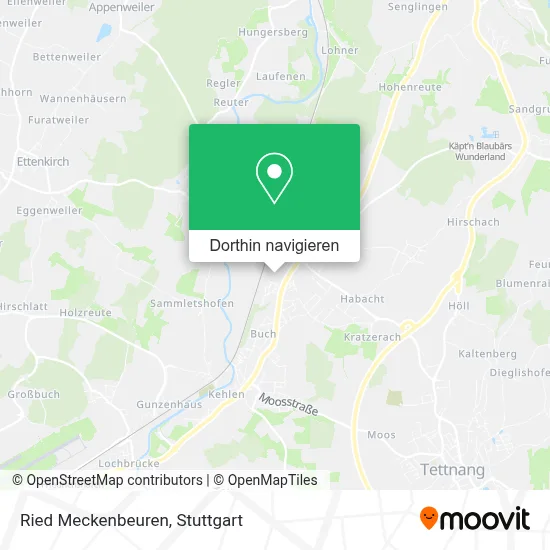 Ried Meckenbeuren Karte