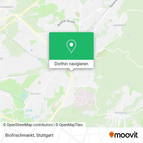 Biofrischmarkt Karte
