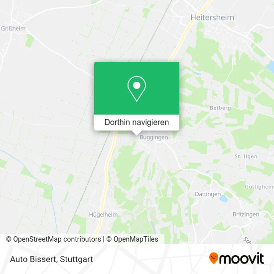 Auto Bissert Karte