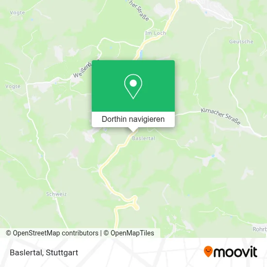 Baslertal Karte
