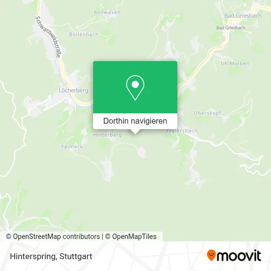 Hinterspring Karte