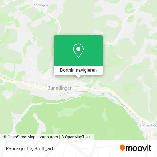 Raunsquelle Karte