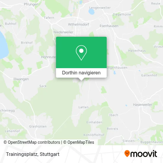 Trainingsplatz Karte