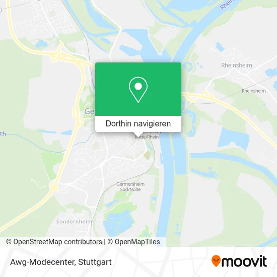 Awg-Modecenter Karte