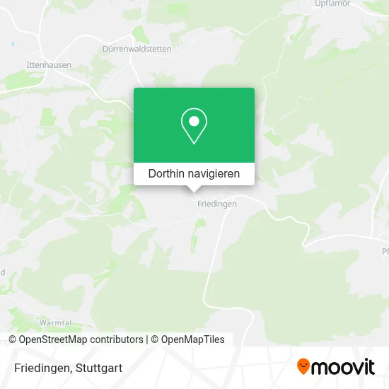 Friedingen Karte