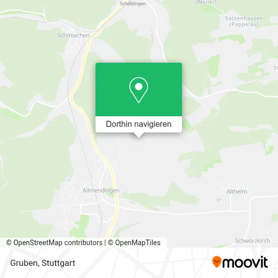 Gruben Karte