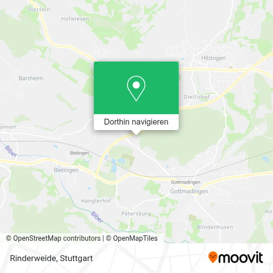 Rinderweide Karte