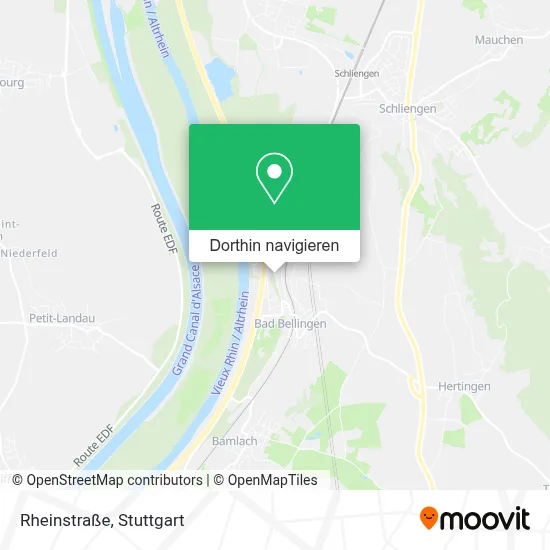 Rheinstraße Karte