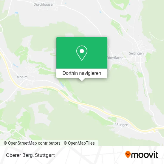 Oberer Berg Karte